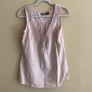 Eddie Bauer Light Pink Sleeveless Top